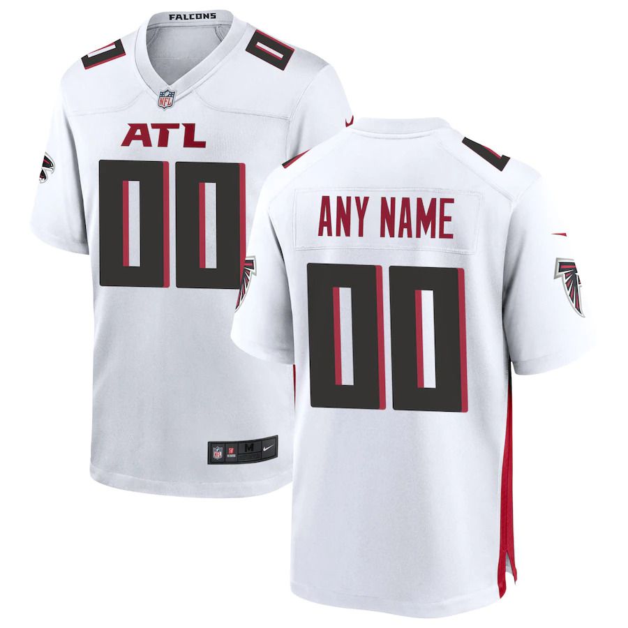 Men Atlanta Falcons Nike White Custom Game NFL Jersey